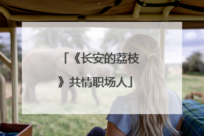 《长安的荔枝》共情职场人