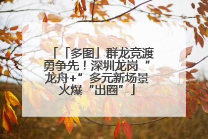 「多图」群龙竞渡勇争先！深圳龙岗“龙舟+”多元新场景火爆“出圈”