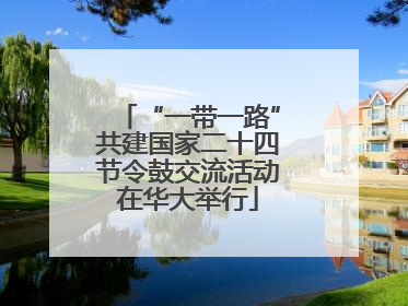 “一带一路”共建国家二十四节令鼓交流活动在华大举行