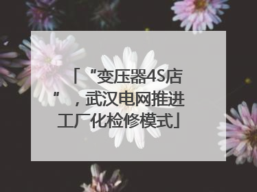 “变压器4S店”，武汉电网推进工厂化检修模式