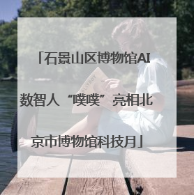 石景山区博物馆AI数智人“噗噗”亮相北京市博物馆科技月