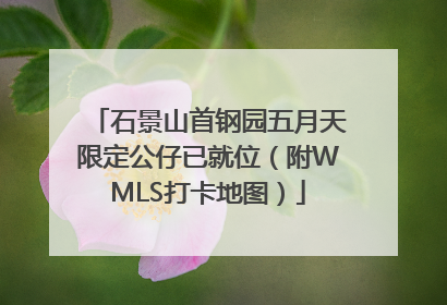 石景山首钢园五月天限定公仔已就位（附WMLS打卡地图）