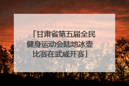 甘肃省第五届全民健身运动会陆地冰壶比赛在武威开赛
