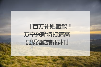 百万补贴赋能！万宁兴隆将打造高品质酒店新标杆