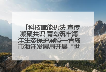 科技赋能执法 宣传凝聚共识 青岛筑牢海洋生态保护屏障—青岛市海洋发展局开展“世界海洋日”和“全国海洋宣传日”宣传活动