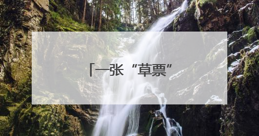 一张“草票”开启的生态价值转化新路径