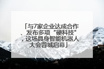 与7家企业达成合作、发布多项“硬科技”，这场具身智能机器人大会蓉城启幕