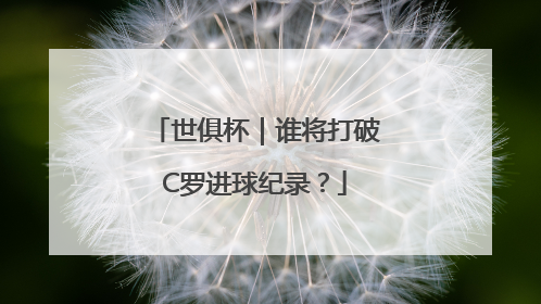 世俱杯｜谁将打破C罗进球纪录？