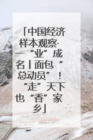 中国经济样本观察·一“业”成名丨面包“总动员”！“走”天下也“香”家乡