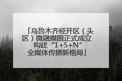 乌鲁木齐经开区（头区）微融媒圈正式成立 构建“1+5+N”全媒体传播新格局
