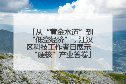 从“黄金水道”到“低空经济”，江汉区科技工作者日展示“硬核”产业答卷