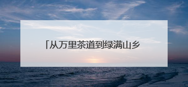 从万里茶道到绿满山乡 安化黑茶的生态致富路
