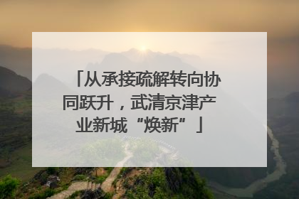 从承接疏解转向协同跃升，武清京津产业新城“焕新”