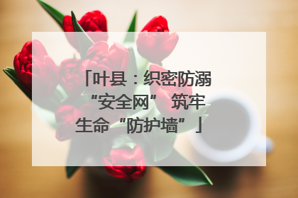 叶县：织密防溺“安全网” 筑牢生命“防护墙”