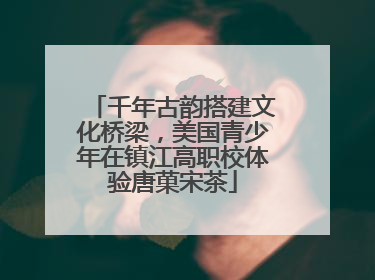 千年古韵搭建文化桥梁，美国青少年在镇江高职校体验唐菓宋茶