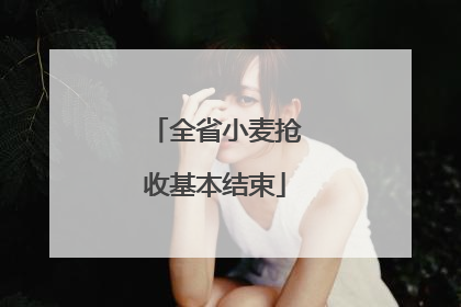 全省小麦抢收基本结束