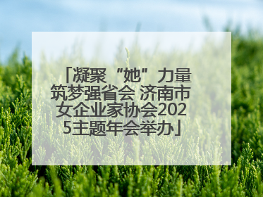 凝聚“她”力量 筑梦强省会 济南市女企业家协会2025主题年会举办