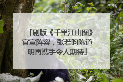 剧版《千里江山图》官宣阵容，张若昀陈道明再携手令人期待