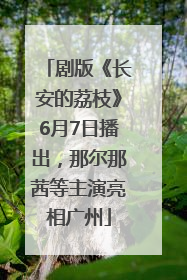 剧版《长安的荔枝》6月7日播出，那尔那茜等主演亮相广州