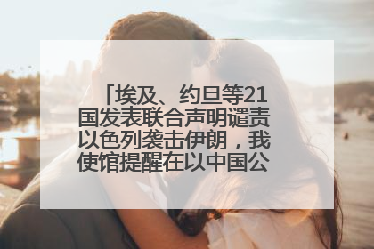 埃及、约旦等21国发表联合声明谴责以色列袭击伊朗，我使馆提醒在以中国公民尽快陆路离境