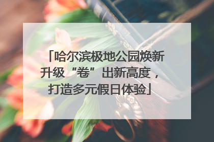 哈尔滨极地公园焕新升级“卷”出新高度，打造多元假日体验