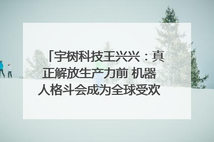 宇树科技王兴兴：真正解放生产力前 机器人格斗会成为全球受欢迎的赛事｜科技观察