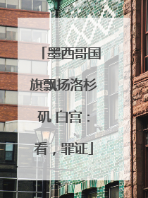 墨西哥国旗飘扬洛杉矶 白宫：看，罪证