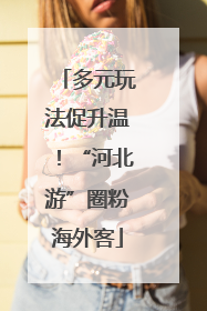 多元玩法促升温！“河北游”圈粉海外客