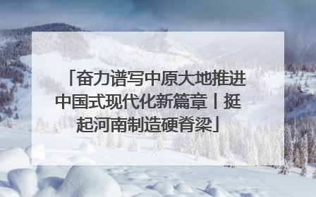 奋力谱写中原大地推进中国式现代化新篇章丨挺起河南制造硬脊梁