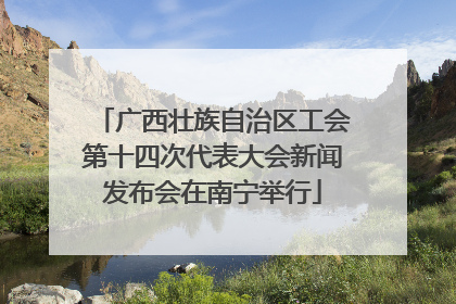 广西壮族自治区工会第十四次代表大会新闻发布会在南宁举行