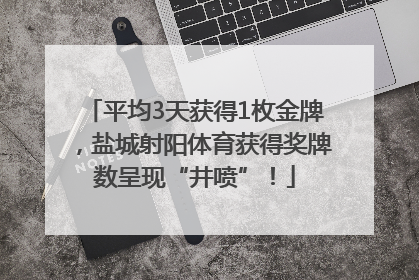平均3天获得1枚金牌，盐城射阳体育获得奖牌数呈现“井喷”！