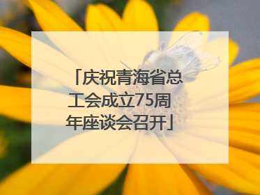 庆祝青海省总工会成立75周年座谈会召开
