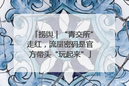 捞舆｜“青交所”走红，流量密码是官方带头“玩起来”