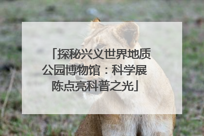 探秘兴义世界地质公园博物馆：科学展陈点亮科普之光
