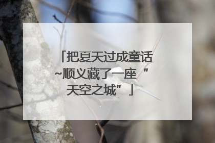 把夏天过成童话~顺义藏了一座“天空之城”