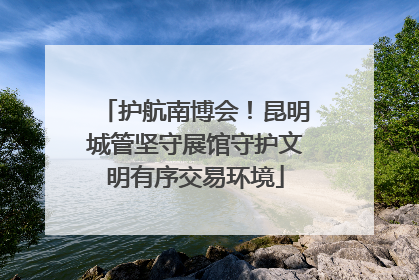 护航南博会！昆明城管坚守展馆守护文明有序交易环境