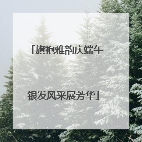 旗袍雅韵庆端午 银发风采展芳华