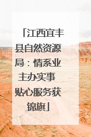 江西宜丰县自然资源局：情系业主办实事 贴心服务获锦旗