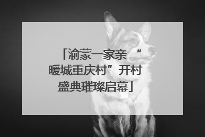 渝蒙一家亲 “暖城重庆村”开村盛典璀璨启幕