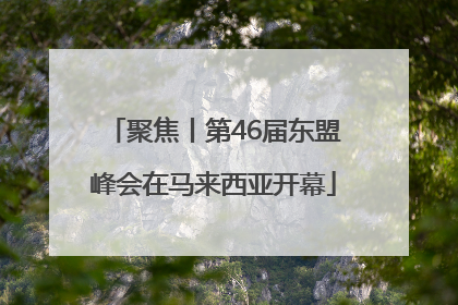 聚焦丨第46届东盟峰会在马来西亚开幕