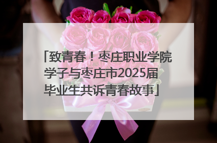 致青春！枣庄职业学院学子与枣庄市2025届毕业生共诉青春故事