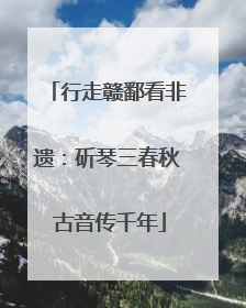 行走赣鄱看非遗：斫琴三春秋 古音传千年