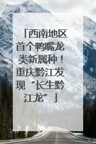 西南地区首个鸭嘴龙类新属种！重庆黔江发现“长生黔江龙”