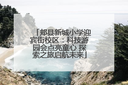 郏县新城小学迎宾街校区：科技游园会点亮童心 探索之旅启航未来