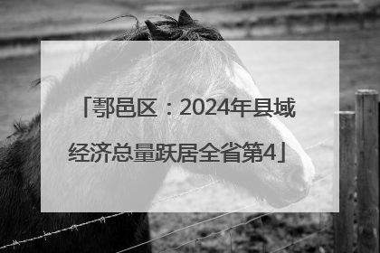 鄠邑区：2024年县域经济总量跃居全省第4