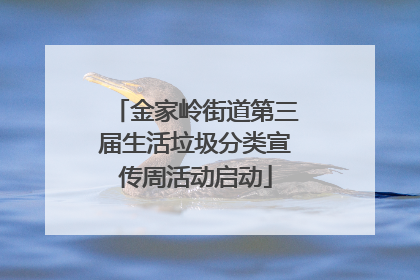 金家岭街道第三届生活垃圾分类宣传周活动启动