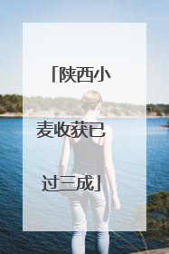 陕西小麦收获已过三成