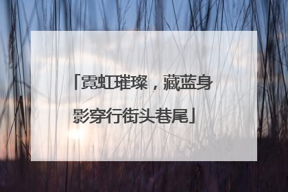 霓虹璀璨，藏蓝身影穿行街头巷尾