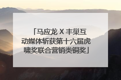 马应龙 X 丰巢互动媒体斩获第十六届虎啸奖联合营销类铜奖
