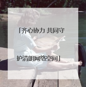 齐心协力 共同守护清朗网络空间